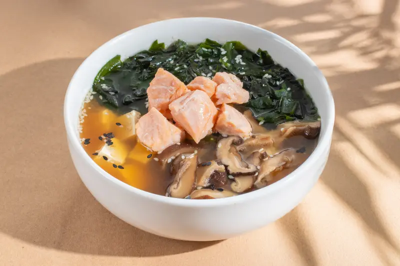 Miso with Salmon
